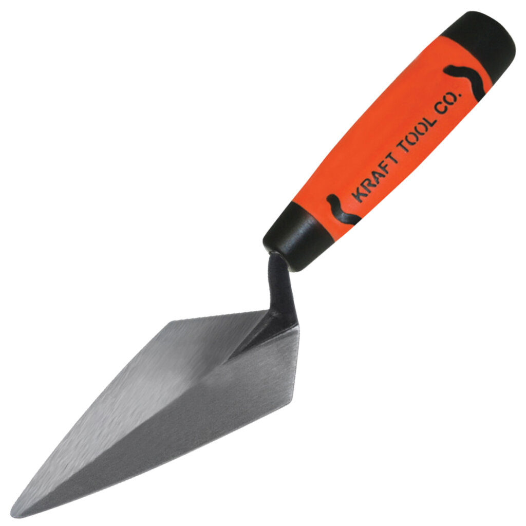KRAFT TOOL Archäologie Spitzkelle breit mit Soft Grip Proform® Griff AR424PF