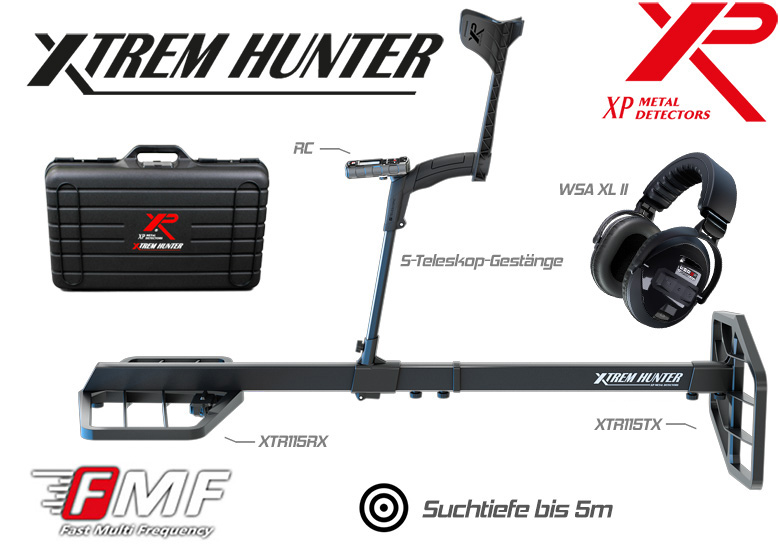 XP XTREM HUNTER XTR-115 + Remote Control + WSA II-XL