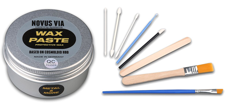 Novus Via Restaurationswachs 65ml + 8.-tlg. Profi Zubehörset