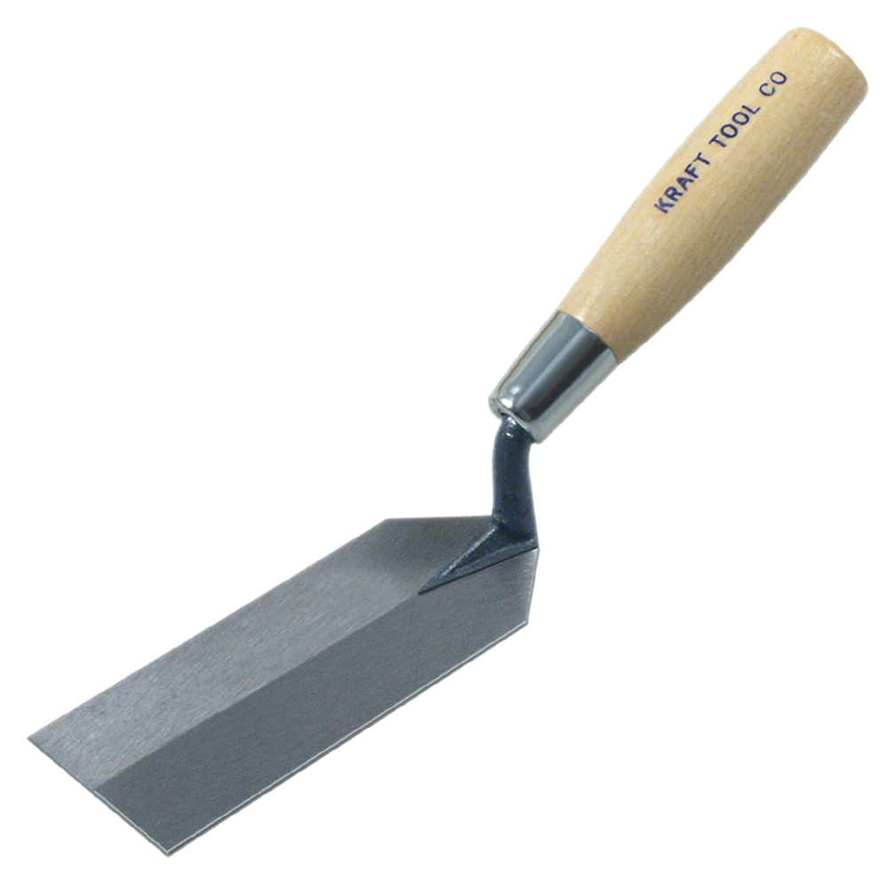 KRAFT TOOL Archäologie Spachtelkelle breit mit Holzgriff AR432