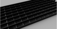 Weltneuheit!! GRIZZLY MAT - Blau - erste Selbstsiebende aktive Matte - passend für Standard-Rinnen