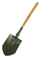 SONA faltbare Schaufel / Hacke- Säge - Holzgriff - ca. 66 cm lang - ca. 770 gr