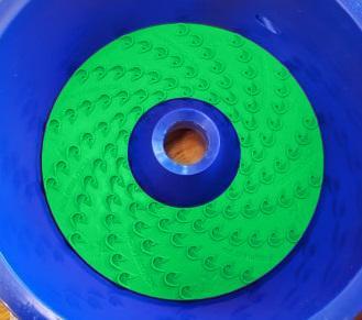 Blue Bowl Concentrator Vortex Dream Mat Insert
