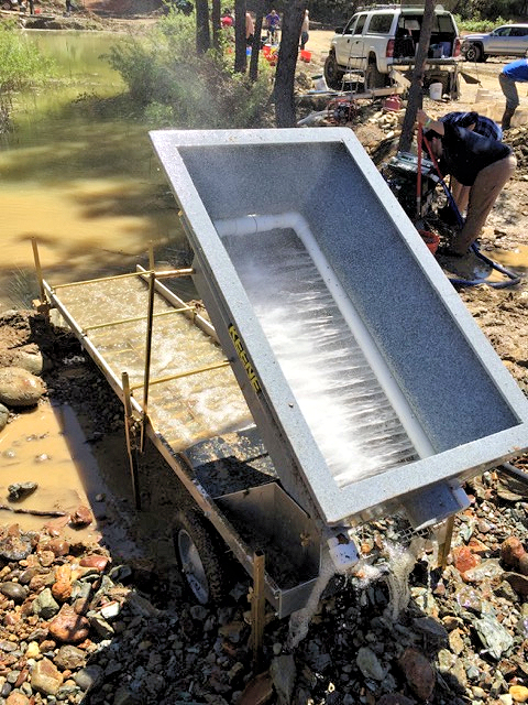  Keene High Production Power Sluice with Honda Engine